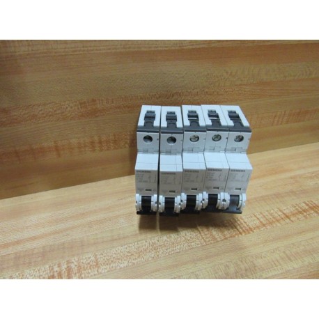 Siemens 5SY4110-7 Circuit Breaker 10A 5SY41107 (Pack of 5) - New No Box