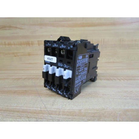 ABB B9-30-10 Contactor  4P 110-115V50HZ 110-127V60HZ Chipped Mount - Used