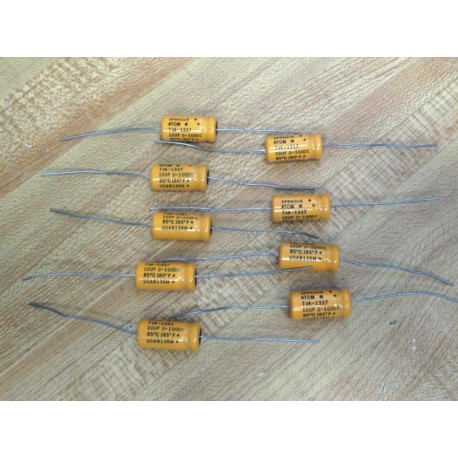 Sprague TVA-1337 Atom Capacitor TVA1337 (Pack of 9) - New No Box