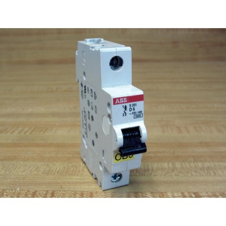 ABB S201-06 1P 6A Circuit Breaker S20106 - Used