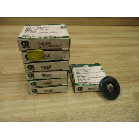 Chicago RawhideSKF 6660 Oil Seal CR-6660 (Pack of 7)