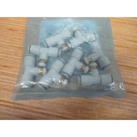 SMC KQ2T06-01S One-Touch Male Branch Tee KQ2T0601S (Pack of 8)