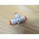 SMC KQ2T07-00 One-Touch Tee Fitting KQ2T0700 (Pack of 10)