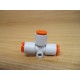SMC KQ2T07-00 One-Touch Tee Fitting KQ2T0700 (Pack of 10)