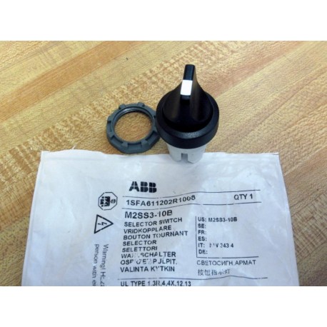 ABB 1SFA611202R1006 Selector Switch M2SS3-10B