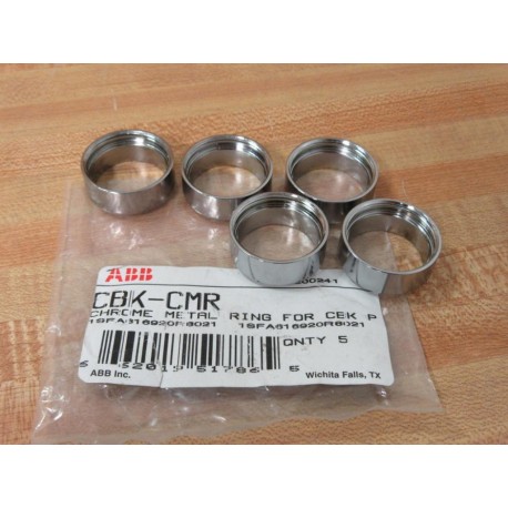 ABB CBK-CMR Chrome Metal Ring 1SFA616920R8021 (Pack of 5)