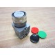 Idec ABW120-B,G,R Pushbutton, Flush Black Green Red ABW120BGR