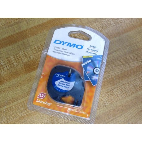 Dymo 91331 White Plastic Labels Refill