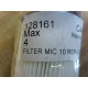 128161 Filter MIC 10 Replacement