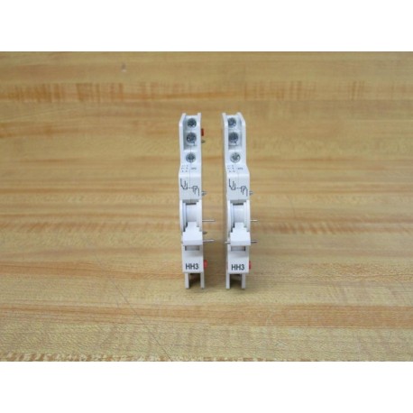 Allen Bradley 1489-AAHH3 Auxiliary Contact 1489AAHH3 (Pack of 2) - New No Box