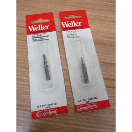 Weller PTA8 Cooper Tools Screwdriver Tip 47341 (Pack of 2)