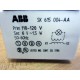 ABB SK615004-AA Contact Block WPilot Light SK615004AA Red - Used