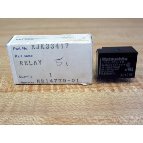 Matsushita AJK33417 Relay JK1a-12V-TV