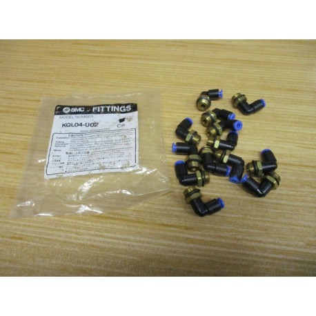 SMC KQL04-U02 90° Elbow Fitting KQL04U02 (Pack of 13)