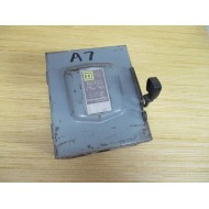 Square D D-321-N Safety Switch D321N Ser. C2 - Used
