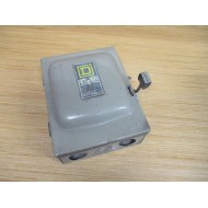 Square D D-321-N Safety Switch D321N Ser. A1 - Used