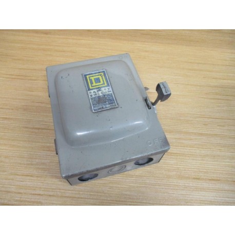 Square D D-321-N Safety Switch D321N Ser. A1 - Used