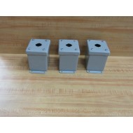 Hoffman E-1PBGXM Pushbutton Enclosure E1PBGXM (Pack of 3) - Used