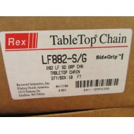 Rexnord LF882-SG Table Top Chain 882SG 10' Length