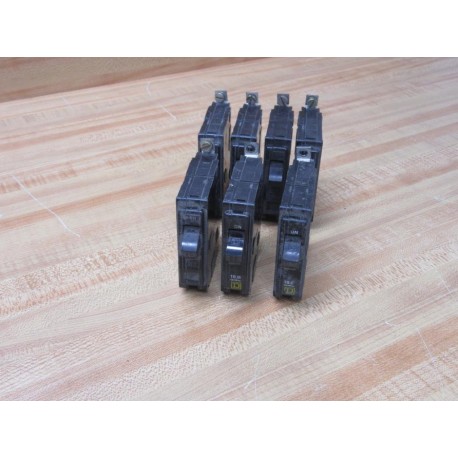 Square D QOB30 Circuit Breaker 30 Amp Q0B30 (Pack of 7) - Used