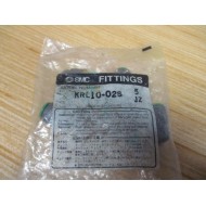 SMC KRL10-02S 90° Elbow Fitting KRL1002S (Pack of 5)