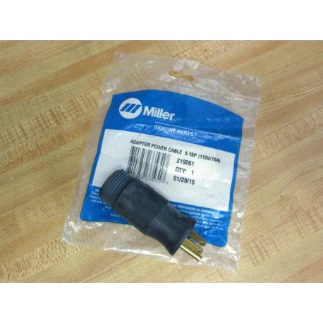Miller 219261 Power Cable Adapter 15A 125V