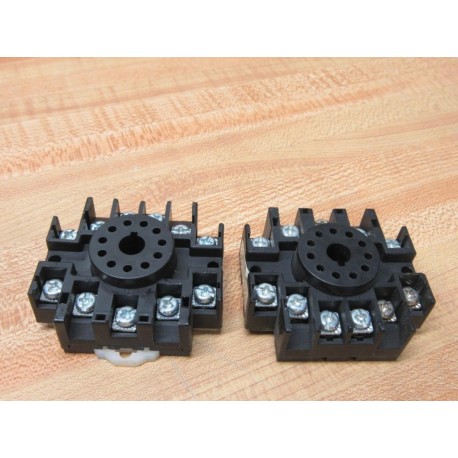 Allen Bradley 700-HN126 Relay Socket 700HN126 Black (Pack of 2) - New No Box