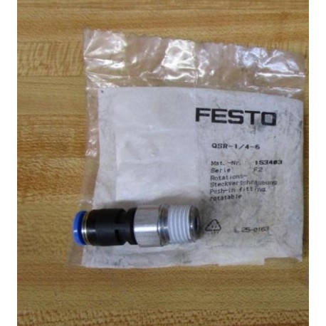 Festo QSR-14-6 Push-In Fitting 153403