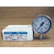 Ashcroft 631008SL02L30 Glycerin Filled Pressure Gauge 0-30