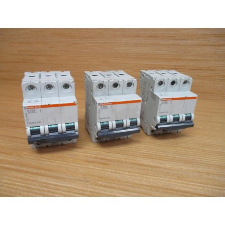 Merlin Gerin 24466 Square D Breaker 10A MG24466 Schneider (Pack of 3) - Used