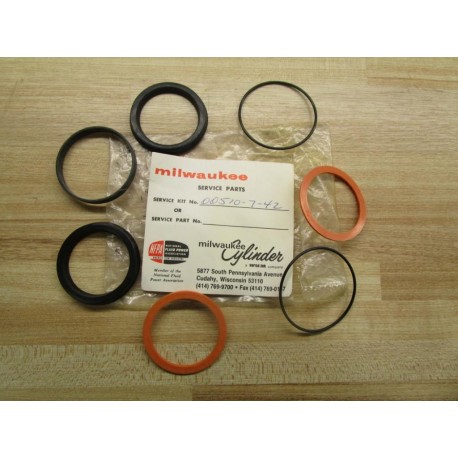 Milwaukee Cylinder 00510-7-42 Piston Seal Kit 00510742