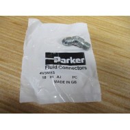 Parker 4V3MXS 37° Flare, Tube x BSPT 45° Elbow