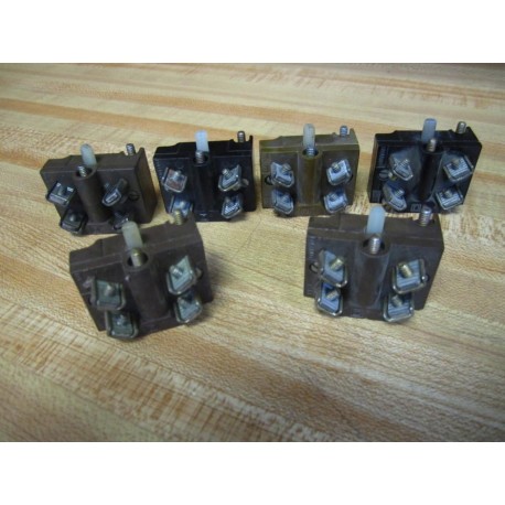 Square D 9001-KA-1 Contact Block 9001KA1 88000 (Pack of 6) - Used