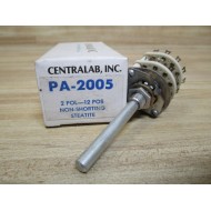 Centralab PA2005 Rotary Switch 2-Pole 12-Position