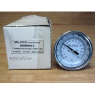 Miljoco B3098A63-2 3" Bi-Metal Thermometer B3098A632
