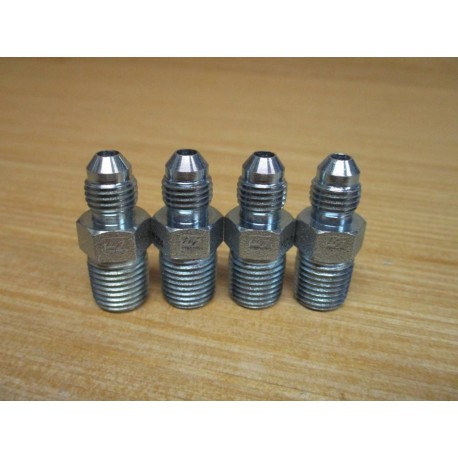 Brennan Industries 2404-04-04 37° Flare, Tube x NPT Fitting (Pack of 4) - New No Box