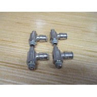 Camozzi GSCU-04-02 Flow Control Valve GSCU0402 SS (Pack of 4) - Used