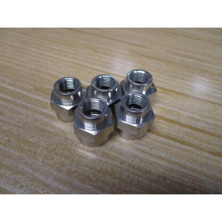 Camozzi 2553-18-14 Stainless Steel Female BSPP Adapter (Pack of 5) - New No Box