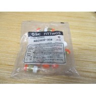 SMC KQ2H09-35S Straight Union KQ2H0935S (Pack of 10)