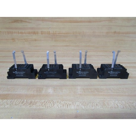 Omron PYF-14A Socket PYF14A WBrackets (Pack of 4) - New No Box