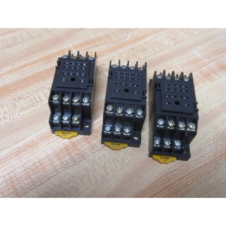 Omron PYF-14A Socket PYF14A (Pack of 3) - New No Box