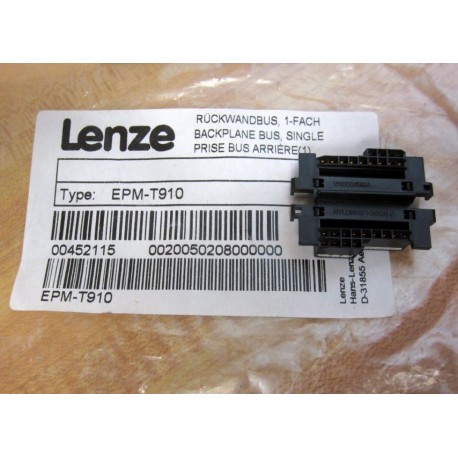 Lenze EPM-T910 Bus Backplane Connector EPMT910