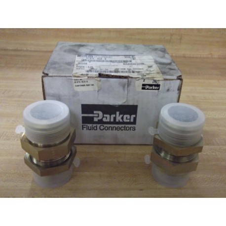 Parker 20 WTX-WLN-S Bulkhead Union (Pack of 2)