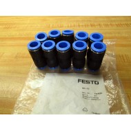 Festo QS-12 Push-In Connector 153035 (Pack of 10)