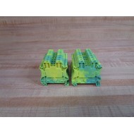 Schneider Electric NSYTRV42PE Terminal Block (Pack of 16) - New No Box