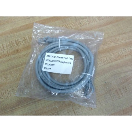 CAT6A Cable 7' 26 AWG STP Snagless RJ45