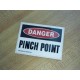 1055407 DANGER Pinch Point Label (Pack of 50)