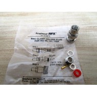 Amphenol 31-2-RFX BNC Clamp-Solder Plug 312RFX (Pack of 5)