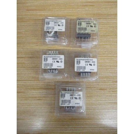 Automation Direct QM4N1-D24 Ice Cube Control Relay QM4N1D24 (Pack of 5)