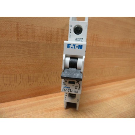 Eaton FAZ-C61-NA-SP Circuit Breaker 6 Amp FAZ-C61-NA - New No Box